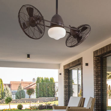 Double Ceiling Fans